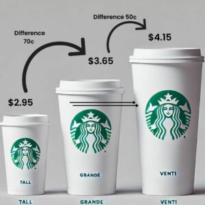 Decoy Pricing Effect with Starbucks sizes 